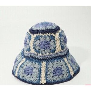 LUCKY BRAND  Crochet Bucket Hat ONE SIZE hippie boho